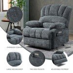 Large Power Lift Recliner with Massage & Heat
