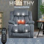 Trustyue Power Lift Recliner Chair with Massage & Heat