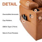 Electric Lift Recliner Chair with Heat & Massage
