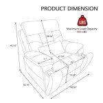4-Motor Power Lift Recliner Chair with Massage