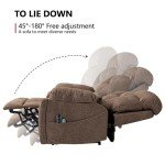 4-Motor Power Lift Recliner Chair with Massage