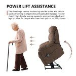 4-Motor Power Lift Recliner Chair with Massage