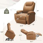 VICTONE Power Lift Recliner Chair with Massage