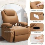 VICTONE Power Lift Recliner Chair with Massage