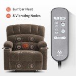 MCombo Power Lift Recliner Chair with Massage & Heat