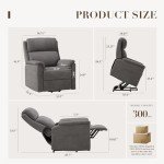 Electric Lift Recliner Chair with Remote Control