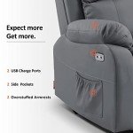 MCombo Powered Lift Recliner Chair with Massage