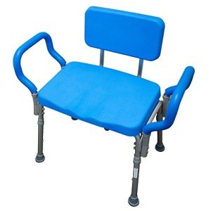 Comfortable Shower Chair with Armrests, 600lb Capacity
