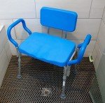 Comfortable Shower Chair with Armrests, 600lb Capacity