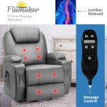 Flamaker Power Lift Recliner Chair with Massage