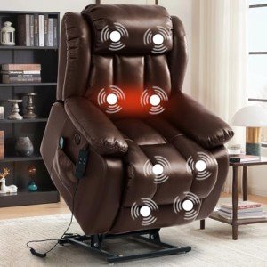 Power Lift Recliner Chair with Massage & Heat