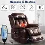 Power Lift Recliner Chair with Massage & Heat