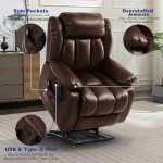 Power Lift Recliner Chair with Massage & Heat
