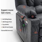 MCombo Dual Motor Lift Recliner Chair with Massage