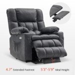 MCombo Dual Motor Lift Recliner Chair with Massage