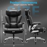 Big and Tall Ergonomic Office Chair with Lumbar Support