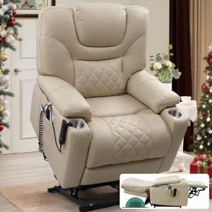 Power Lift Recliner with Heat & Massage Features