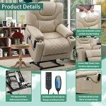 Power Lift Recliner with Heat & Massage Features