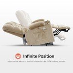 MCombo Dual Motor Lift Recliner Chair with Massage