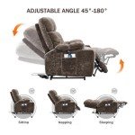 IVYHAVEN Dual Motor Lift Recliner Chair with Massage