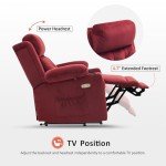MCombo Petite Power Lift Recliner with Massage