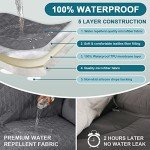 Waterproof Power Lift Recliner Cover, Gray