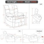 MCombo Dual Motor Power Lift Chair with Massage