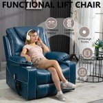 FUNECORP Large Power Lift Recliner Chair with Massage