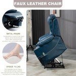 FUNECORP Large Power Lift Recliner Chair with Massage