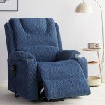 Irene House Large Electric Lift Recliner with Massage