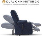 Irene House Large Electric Lift Recliner with Massage