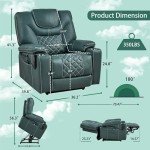 Comfort Lift Recliner for Seniors with Massage & Heat