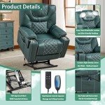 Comfort Lift Recliner for Seniors with Massage & Heat