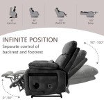 Dual Motor Power Lift Recliner with Heat & Massage