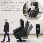Dual Motor Power Lift Recliner with Heat & Massage