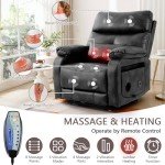 Dual Motor Power Lift Recliner with Heat & Massage