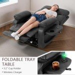 Dual Motor Power Lift Recliner with Heat & Massage