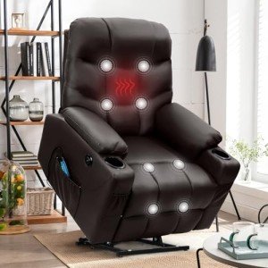 Electric Power Lift Chair with Massage & Heat