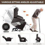 Electric Power Lift Chair with Massage & Heat