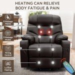 Electric Power Lift Chair with Massage & Heat