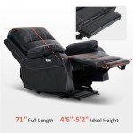 MCombo Petite Power Lift Recliner Chair with Massage