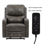 Electric Lift Recliner Chair with Massage & Heat