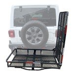 Heavy-Duty Wheelchair and Scooter Hitch Carrier