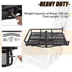 Heavy-Duty Wheelchair and Scooter Hitch Carrier