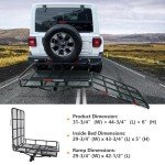 Heavy-Duty Wheelchair and Scooter Hitch Carrier