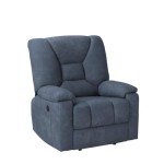 Midnight Blue Power Lift Recliner with Massage & Heat
