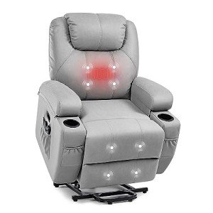 JUMMICO Heated Massage Lift Recliner Sofa Chair