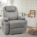 JUMMICO Heated Massage Lift Recliner Sofa Chair