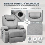 JUMMICO Heated Massage Lift Recliner Sofa Chair