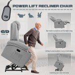 JUMMICO Heated Massage Lift Recliner Sofa Chair